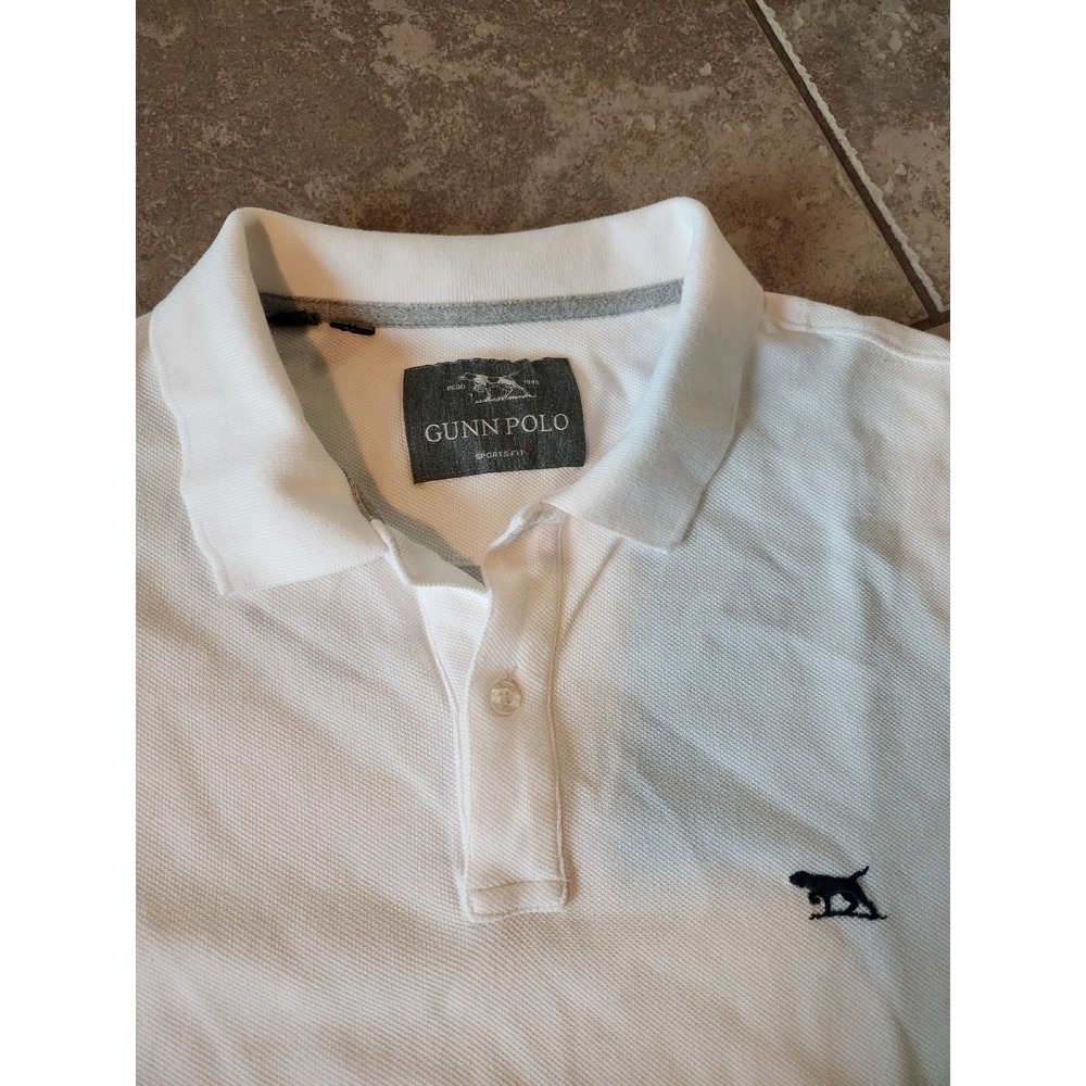 Rodd & Gunn Polo Shirt Mens Small White Sports Fit Short Sleeve Pique Cotton